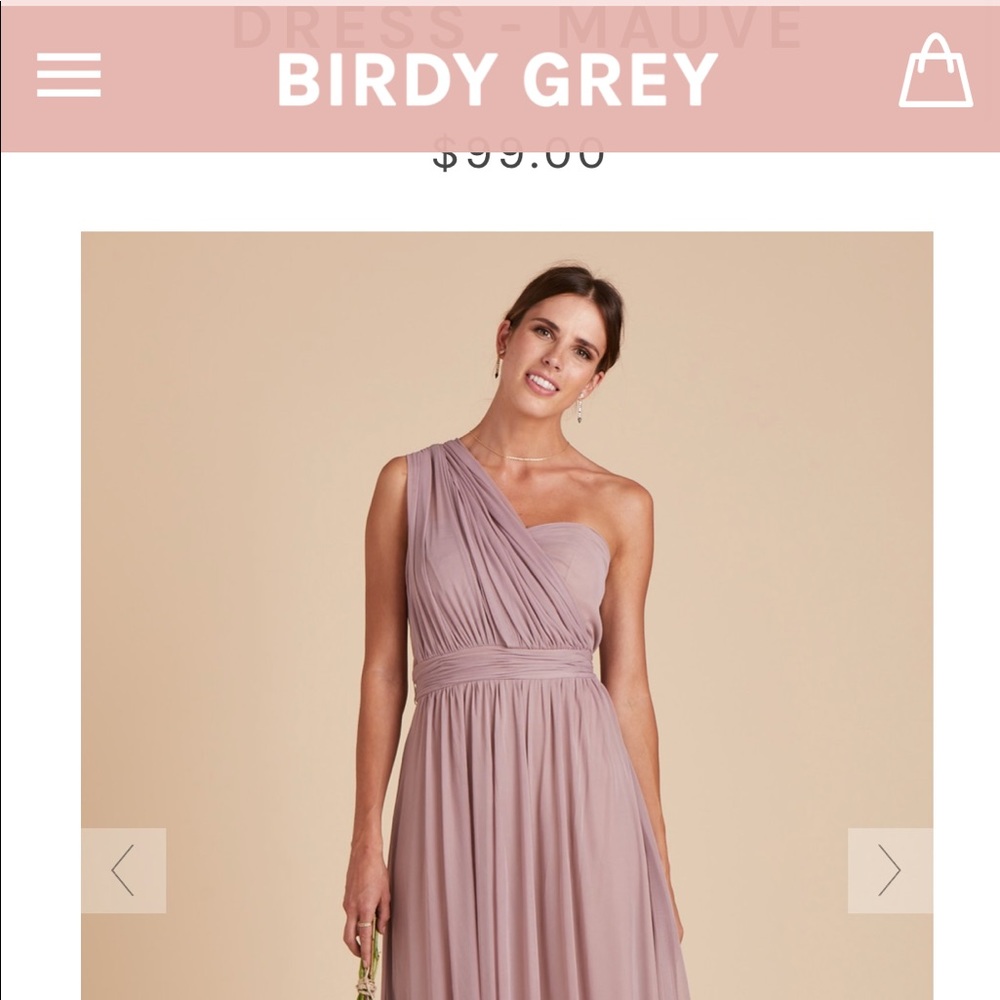 Birdy Grey Mauve Convertible Dress